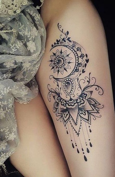 20 de tatuaje sexy pentru coapse pentru femei in 2020